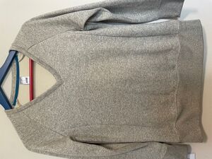 Quechua Decathlon V-Neck Sweatshirt Pullover Top Women Size M